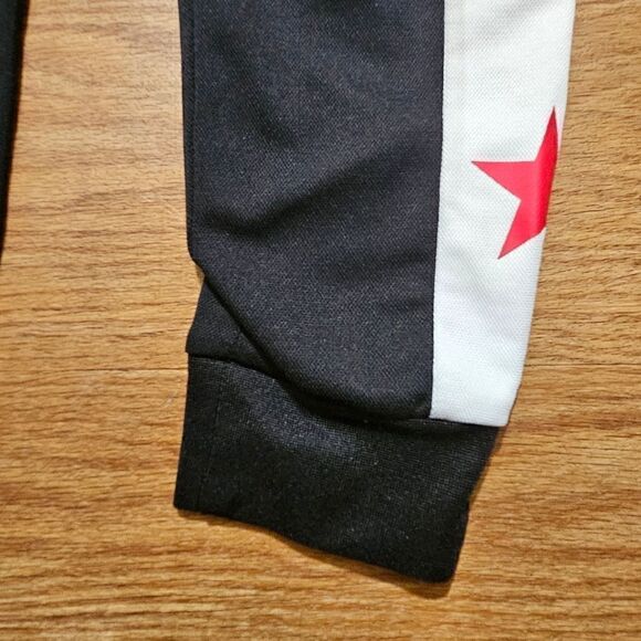 Converse All-Star Jogger Pants Black White Red Star Dri-Fit Kids Size 6 New - Picture 4 of 6